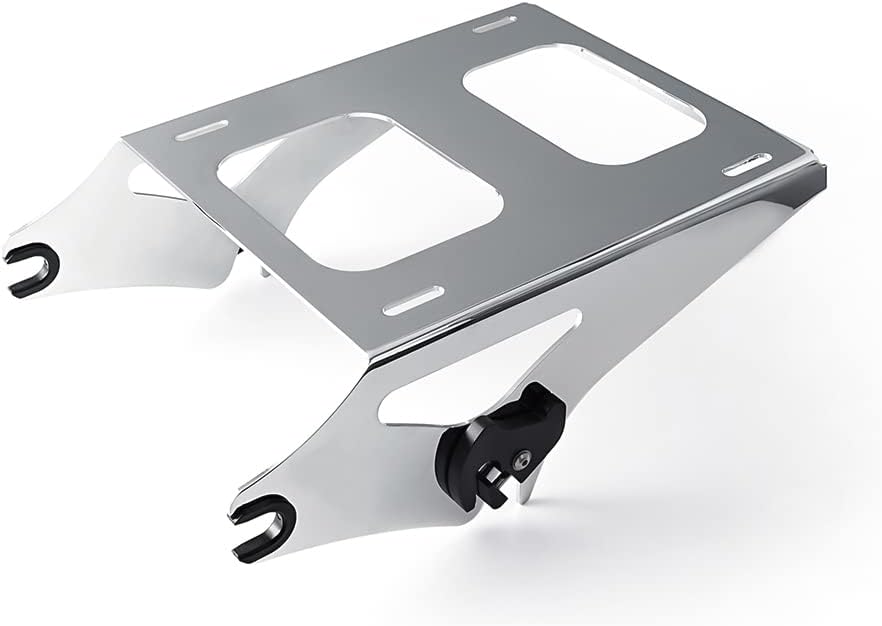 Tour Pack Pak Mounting Luggage Rack, Detachable Two Up Trunk Mounting Rack Compatible for Harley Touring Street Glide Electra Glide Road Glide Road King 2014-2022