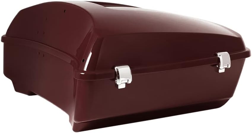 Chopped Tour Pack, Waterproof ABS Motorcycle Tour Pak for Harley Davidson Road Glide Touring Models 2014-2022 (Midnight Crimson)