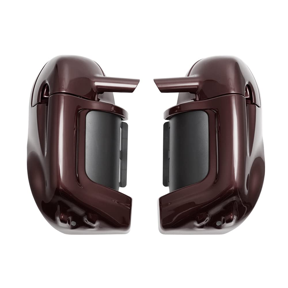 Lower Vented Fairings Kit Fit for Harley Davidson Touring Road Street Electra Glide 1983-2013 (Brilliant Silver)