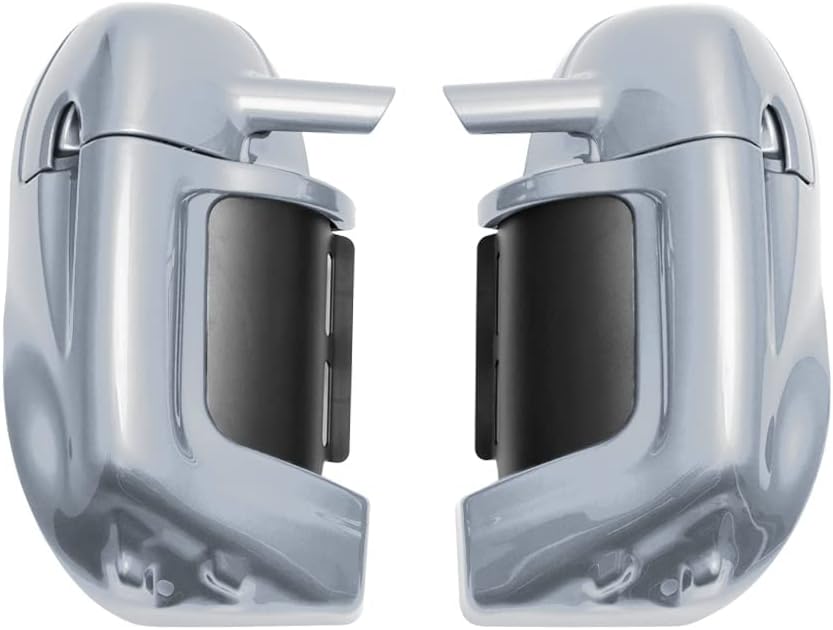 WOWHOG Color-Matched Lower Vented Fairing Kit for 1983–2013 Harley-Davidson Touring Models — Brilliant Silver