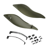 Side Wings Air Deflectors, Fairing Side Wing Windshield Compatible for Harley Davidson Electra Glide Street Glide Trike 2014-2022