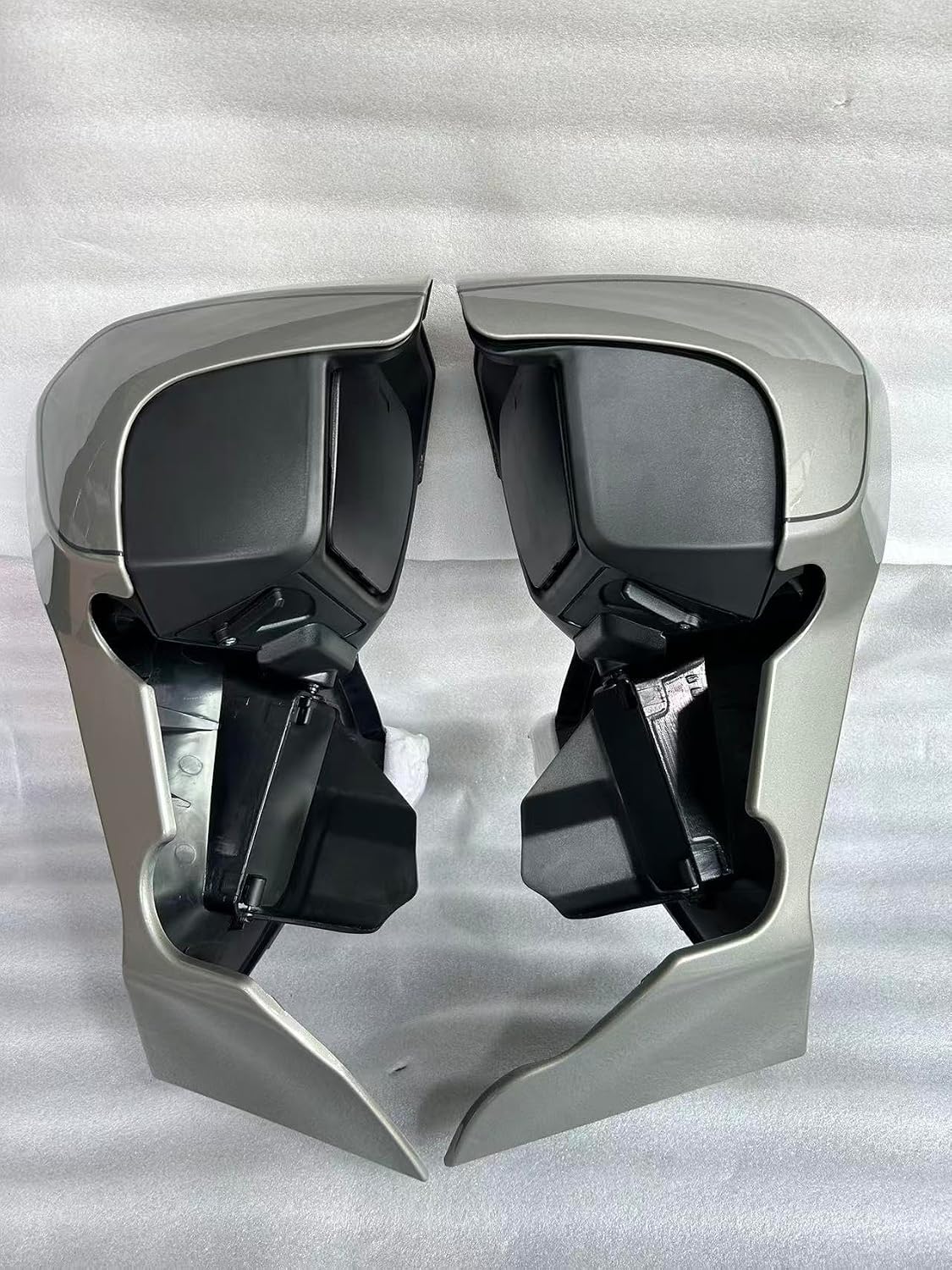2024 RG Lower Fairing Dark Platinum Air-Cooled Lower Vented Leg Fits for 23.5-Later Harley Touring FLTRX Street Glide FLHX (Dark Platinum)