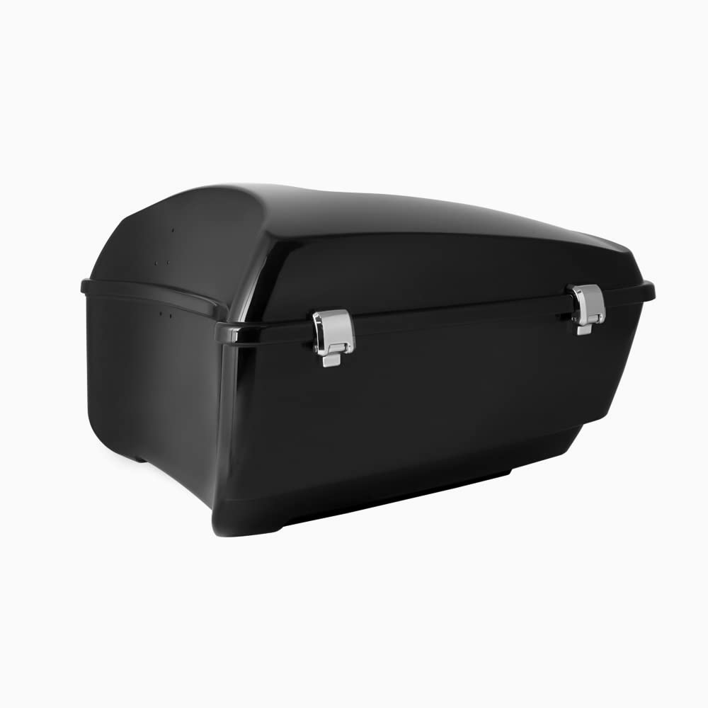King Tour Pack, Waterproof ABS Motorcycle Tour Pak for Harley Davidson Road Glide Touring Models 2014-2022 (Hard Candy Black Gold Flake)