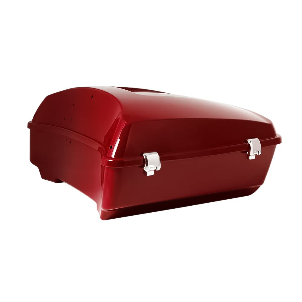 Chopped Tour Pack, Waterproof ABS Motorcycle Tour Pak for Harley Davidson Road Glide Touring Models 2014-2022 (Midnight Crimson)