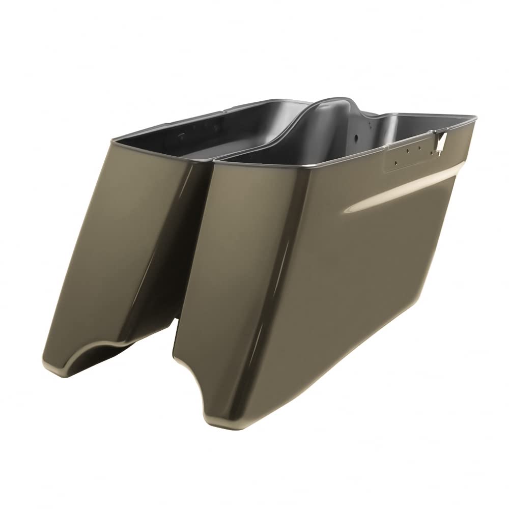 CVO Style Stretched Extended Saddlebag Bottoms for 2014-2022 Harley Touring
