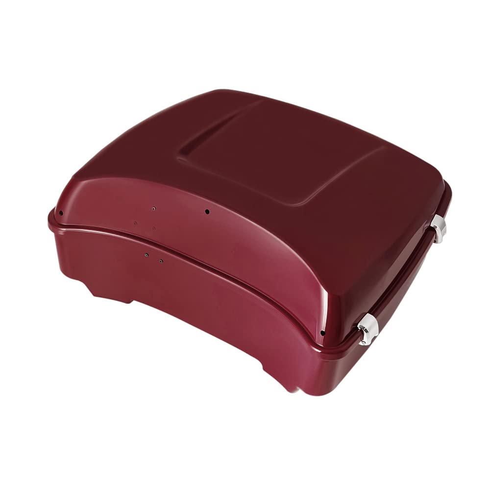 Chopped Tour Pack, Waterproof ABS Motorcycle Tour Pak for Harley Davidson Road Glide Touring Models 2014-2022 (Midnight Crimson)