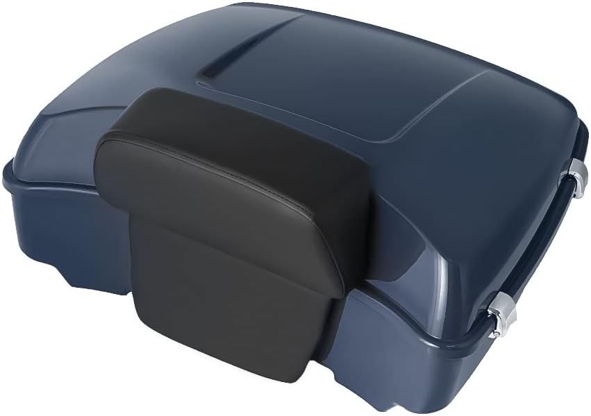 Chopped Tour Pack Luggage Fits for Harley Touring FLT/FLHT/FLHTCU/FLHRC/Road King/Road Glide/Street Glide/Electra Glide/Ultra-Classic 2014+ (Blue Steel)