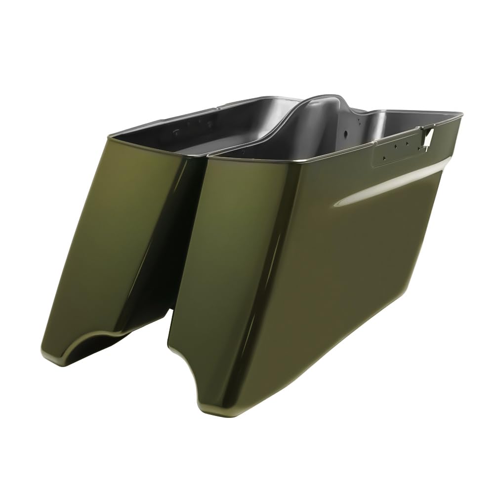 CVO Style Stretched Extended Saddlebag Bottoms for 2014-2022 Harley Touring