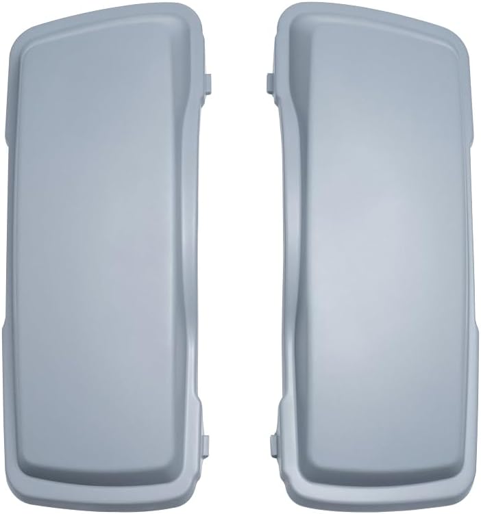 Hard Saddlebags Lids For ’93 -’13 Harley Touring (Brilliant Silver)