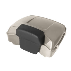 Razor Tour Pack Fit for 2014+ Harley Davidson Touring Road King, Road Glide, Street Glide and Select CVO Models (Razor Tour Pack+ Backrest Pad + Black Metal Plate, Charcoal Pearl)