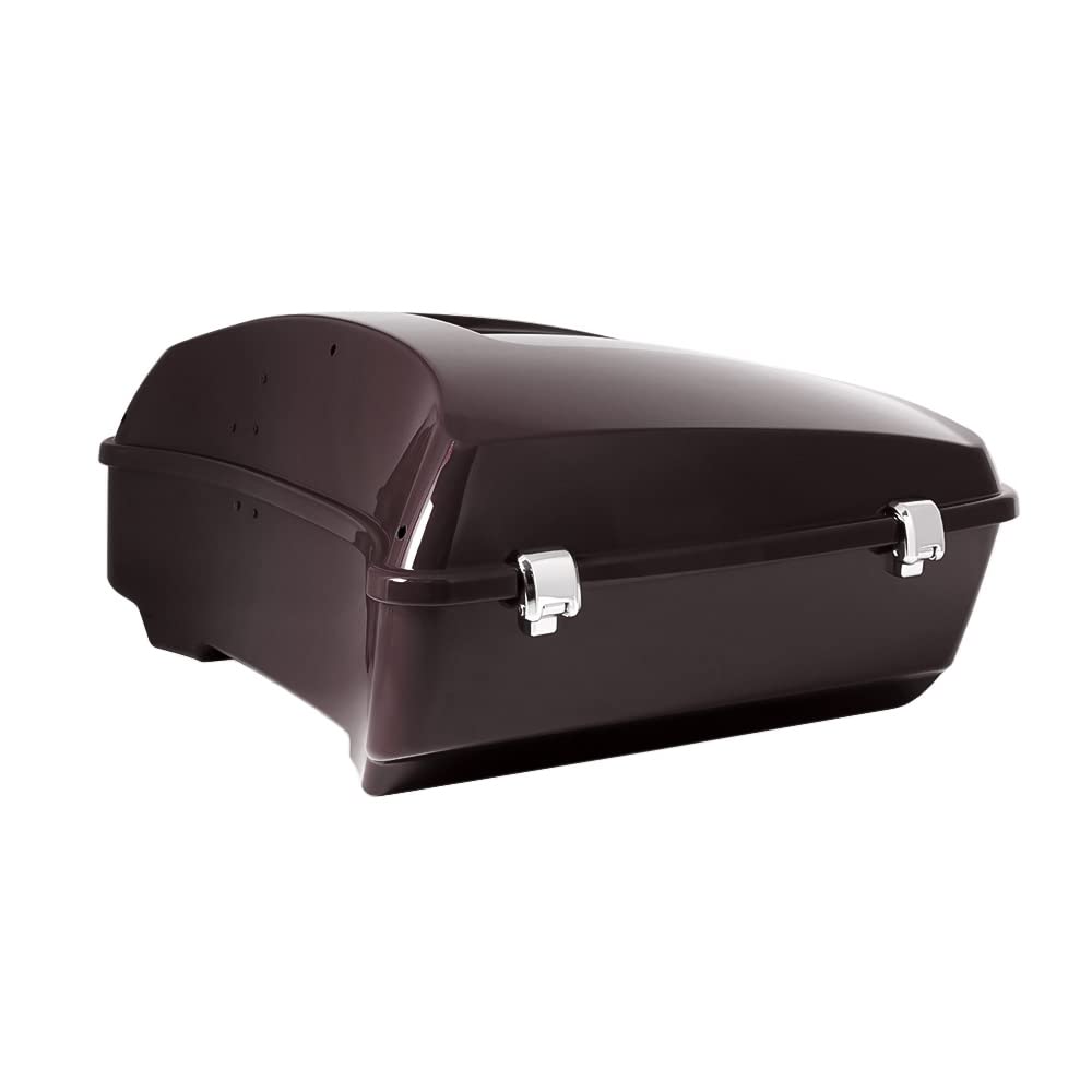 Chopped Tour Pack, Waterproof ABS Motorcycle Tour Pak for Harley Davidson Road Glide Touring Models 2014-2022 (Midnight Crimson)