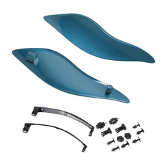 Side Wings Air Deflectors, Fairing Side Wing Windshield Compatible for Harley Davidson Electra Glide Street Glide Trike 2014-2022