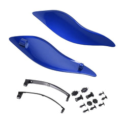 Side Wings Air Deflectors, Fairing Side Wing Windshield Compatible for Harley Davidson Electra Glide Street Glide Trike 2014-2022