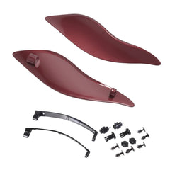 Side Wings Air Deflectors, Fairing Side Wing Windshield Compatible for Harley Davidson Electra Glide Street Glide Trike 2014-2022