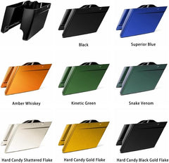 4.5″ Stretched Extended Saddlebag Bottoms for Harley Touring 14-22 Road King Electra Road Street Glide Ultra Classic