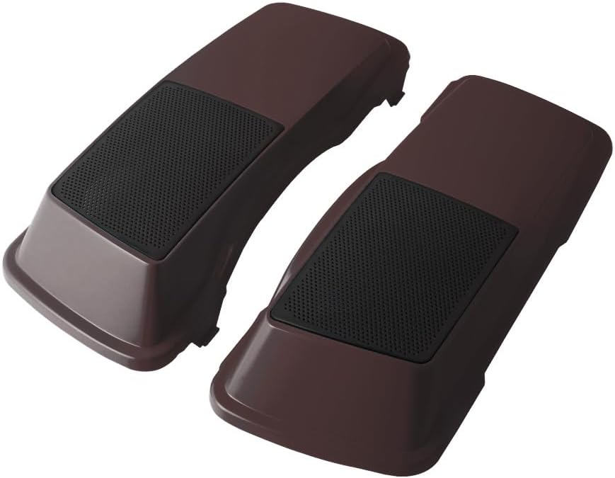 6″x9″ Saddlebag Speaker Lids Fit for ’06 -’13 Harley Touring (Black Cherry)
