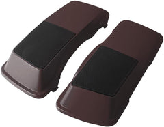 6″x9″ Saddlebag Speaker Lids Fit for ’06 -’13 Harley Touring (Black Cherry)