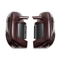 Lower Vented Fairings Kit Fit for Harley Davidson Touring Road Street Electra Glide 1983-2013 (Brilliant Silver)