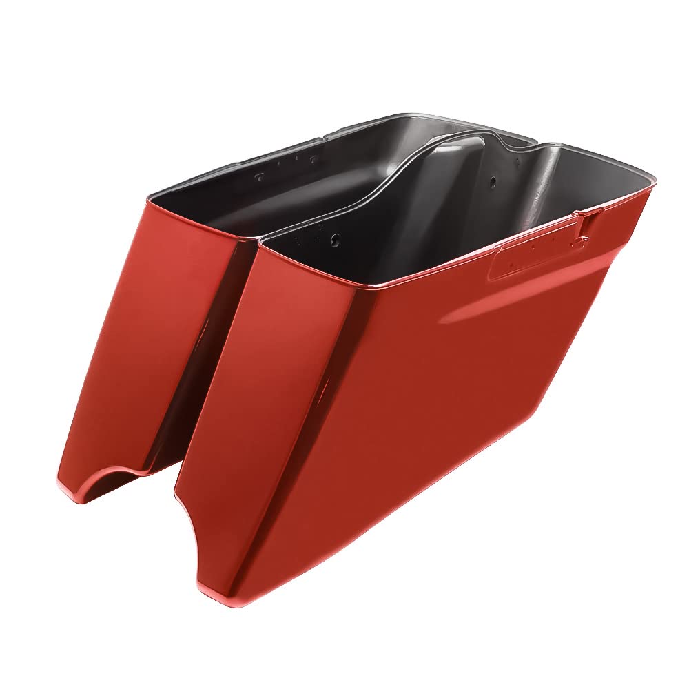 CVO Style Stretched Extended Saddlebag Bottoms for 2014-2022 Harley Touring
