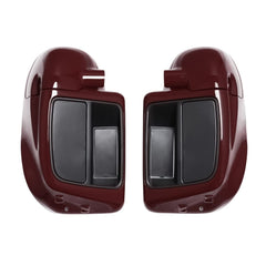Lower Vented Fairings Kit Fit for Harley Davidson Touring Road Street Electra Glide 2014-2024 (120th Anniversary Color Block with Lines)