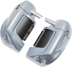 Lower Vented Fairings Kit Fit for Harley Davidson Touring Road Street Electra Glide 1983-2013 (Brilliant Silver)