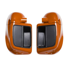 Lower Vented Fairings Kit Fit for Harley Davidson Touring Road Street Electra Glide 2014-2024 (120th Anniversary Color Block with Lines)