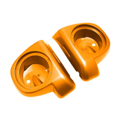 6.5" Lower Fairings Speaker Pods Fit for 2014+ Harley Davidson Touring Road Street Glide (Hard Candy Gold Flake)