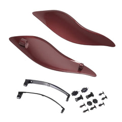 Side Wings Air Deflectors, Fairing Side Wing Windshield Compatible for Harley Davidson Electra Glide Street Glide Trike 2014-2022