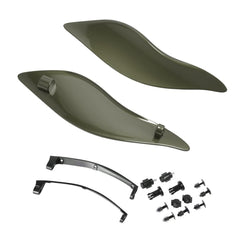 Side Wings Air Deflectors, Fairing Side Wing Windshield Compatible for Harley Davidson Electra Glide Street Glide Trike 2014-2022