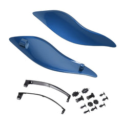 Side Wings Air Deflectors, Fairing Side Wing Windshield Compatible for Harley Davidson Electra Glide Street Glide Trike 2014-2022