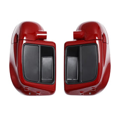 Lower Vented Fairings Kit Fit for Harley Davidson Touring Road Street Electra Glide 2014-2024 (120th Anniversary Color Block with Lines)