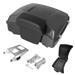 Razor Tour Pak Pack Trunk & Backrest Pad & Two-up Mounting Bracket Rack & Tour Pak liners Fit For Harley 2014-2024 Harley Touring Road Glide Special, Street Glide (Velocity Red Sunglo)