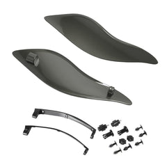 Side Wings Air Deflectors, Fairing Side Wing Windshield Compatible for Harley Davidson Electra Glide Street Glide Trike 2014-2022