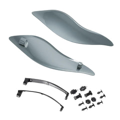 Side Wings Air Deflectors, Fairing Side Wing Windshield Compatible for Harley Davidson Electra Glide Street Glide Trike 2014-2022