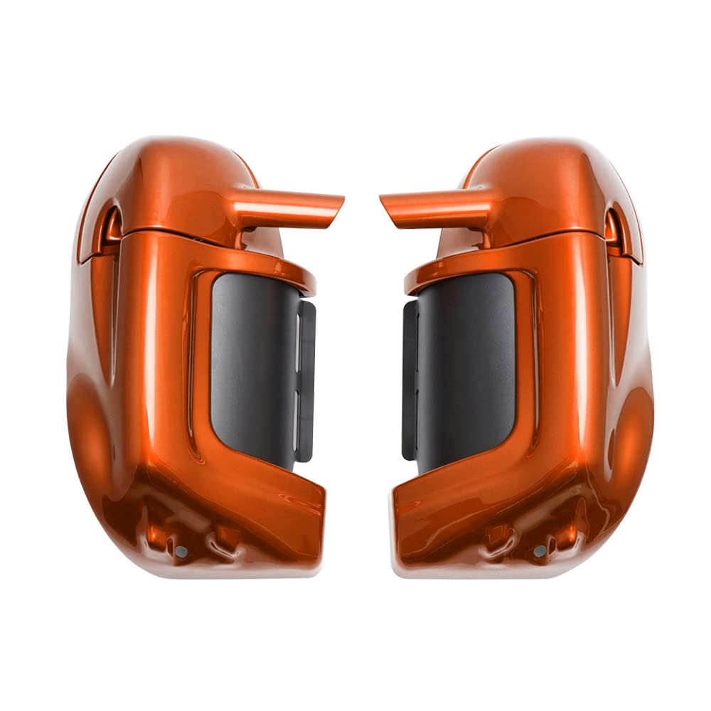 Lower Vented Fairings Kit Fit for Harley Davidson Touring Road Street Electra Glide 1983-2013 (Brilliant Silver)
