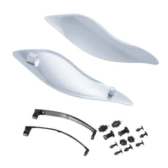 Side Wings Air Deflectors, Fairing Side Wing Windshield Compatible for Harley Davidson Electra Glide Street Glide Trike 2014-2022