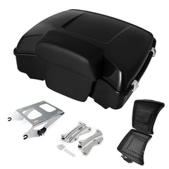 Razor Tour Pak Pack Trunk & Backrest Pad & Two-up Mounting Bracket Rack & Tour Pak liners Fit For Harley 2014-2024 Harley Touring Road Glide Special, Street Glide (Velocity Red Sunglo)