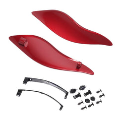 Side Wings Air Deflectors, Fairing Side Wing Windshield Compatible for Harley Davidson Electra Glide Street Glide Trike 2014-2022