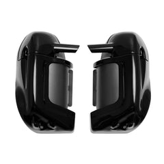 Lower Vented Fairings Kit Fit for Harley Davidson Touring Road Street Electra Glide 1983-2013 (Brilliant Silver)