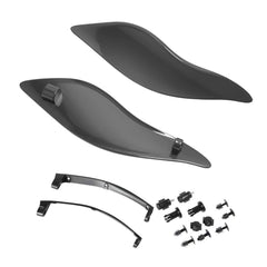 Side Wings Air Deflectors, Fairing Side Wing Windshield Compatible for Harley Davidson Electra Glide Street Glide Trike 2014-2022
