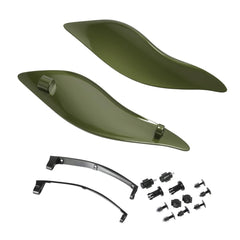 Side Wings Air Deflectors, Fairing Side Wing Windshield Compatible for Harley Davidson Electra Glide Street Glide Trike 2014-2022