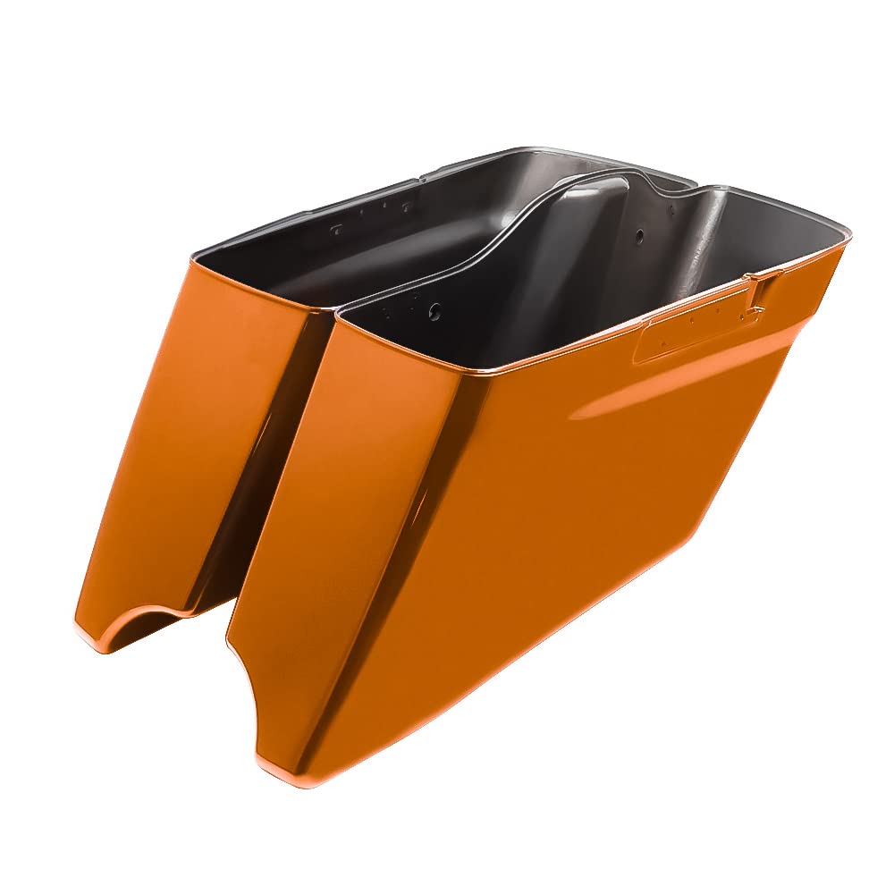 CVO Style Stretched Extended Saddlebag Bottoms for 2014-2022 Harley Touring