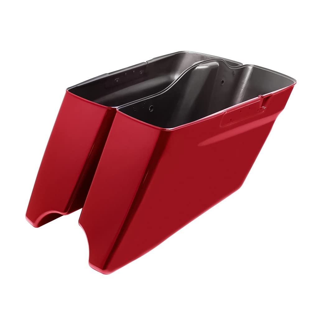 CVO Style Stretched Extended Saddlebag Bottoms for 2014-2022 Harley Touring
