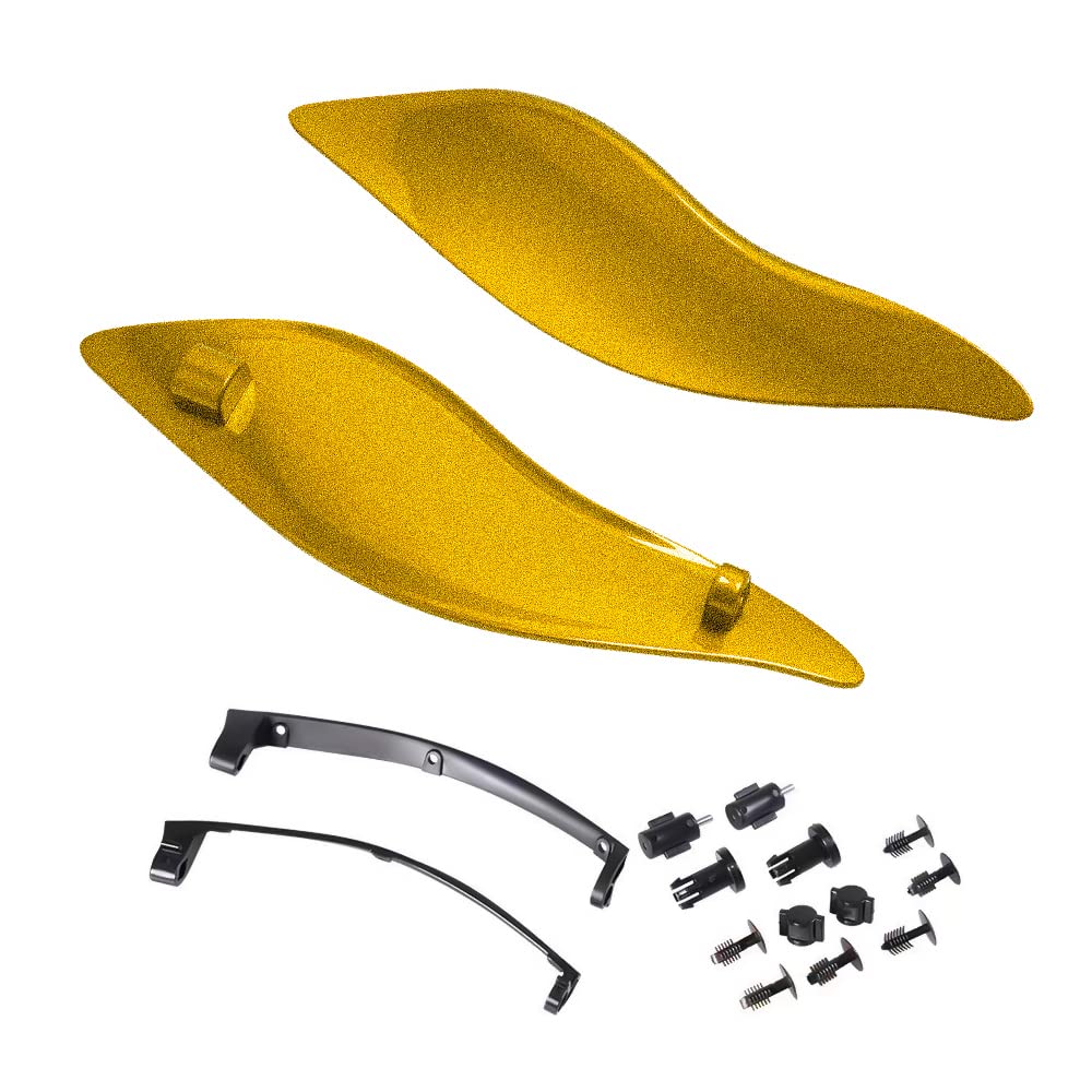 Side Wings Air Deflectors, Fairing Side Wing Windshield Compatible for Harley Davidson Electra Glide Street Glide Trike 2014-2022