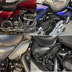 Mid Frame Air Deflector Compatible for Harley Touring Road King Street Electra Glide 2017-2022